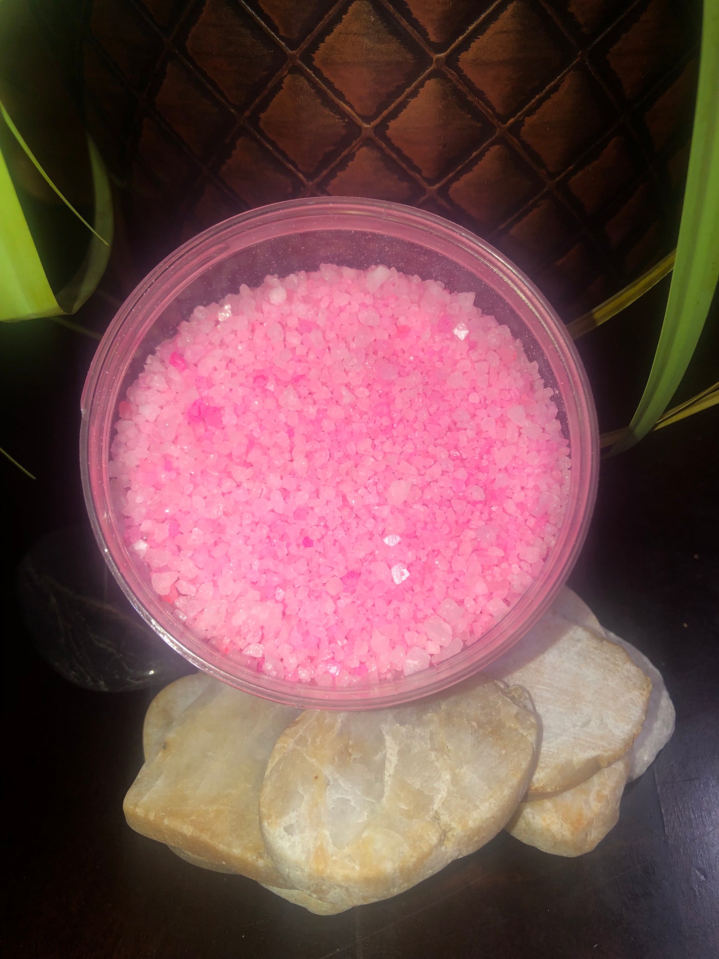 Vanilla Chamomile Bath Salt (Pink)