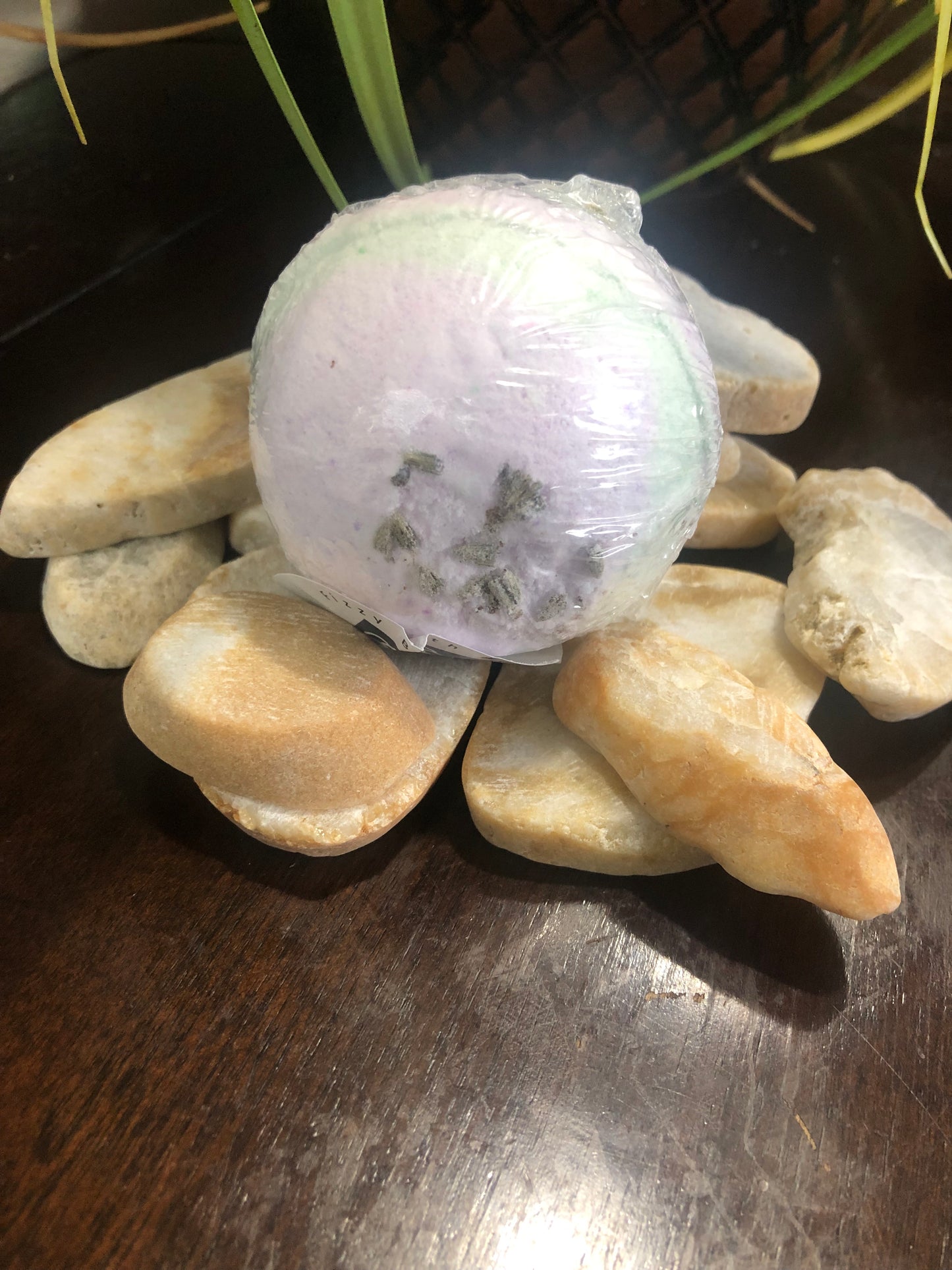 Gardenia Stone: Cucumber Lavender Bath Bomb